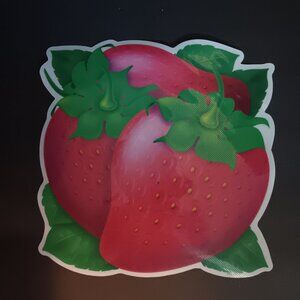 Strawberry placemats